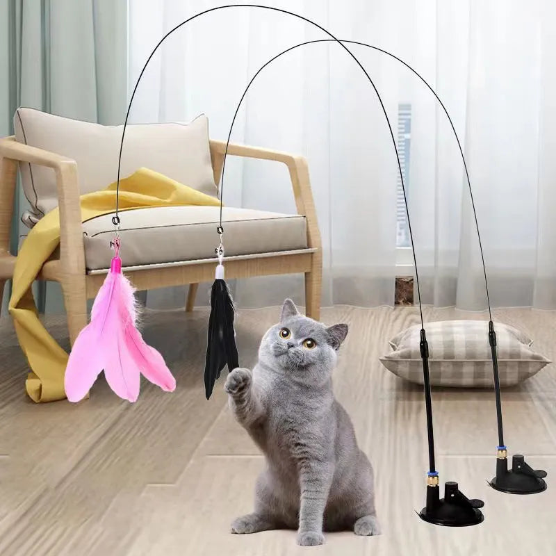 Feathers Wand Interactive Toy for Kittens