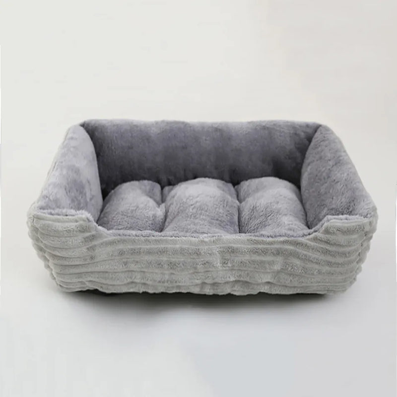 Square Plush Bed