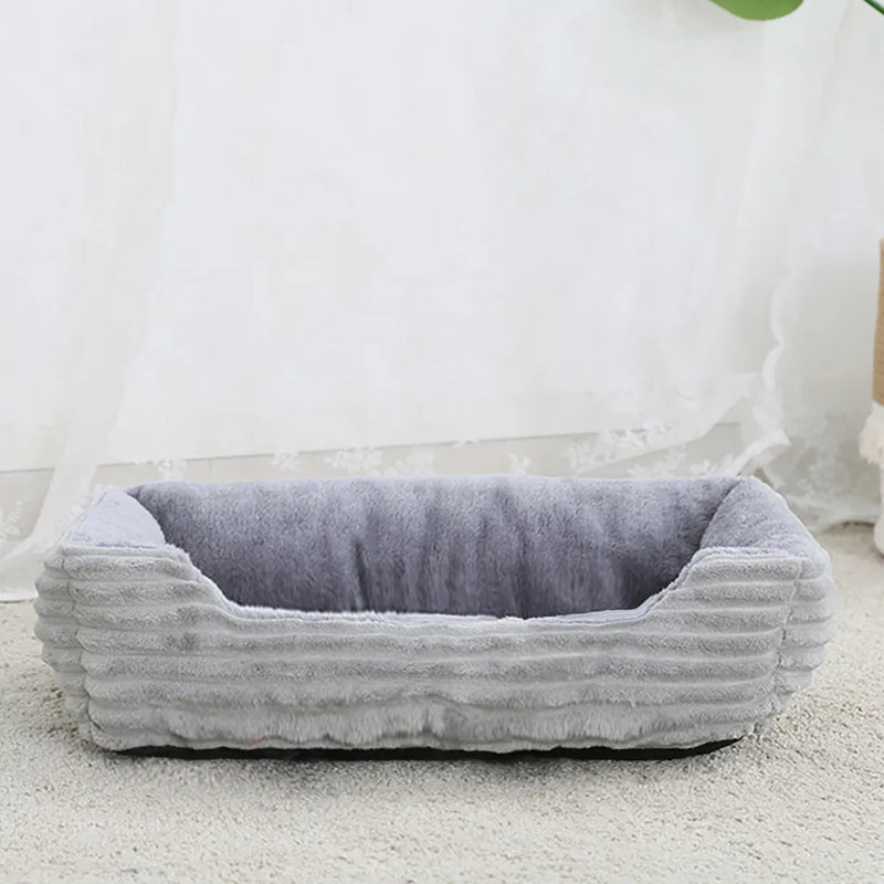 Square Plush Bed